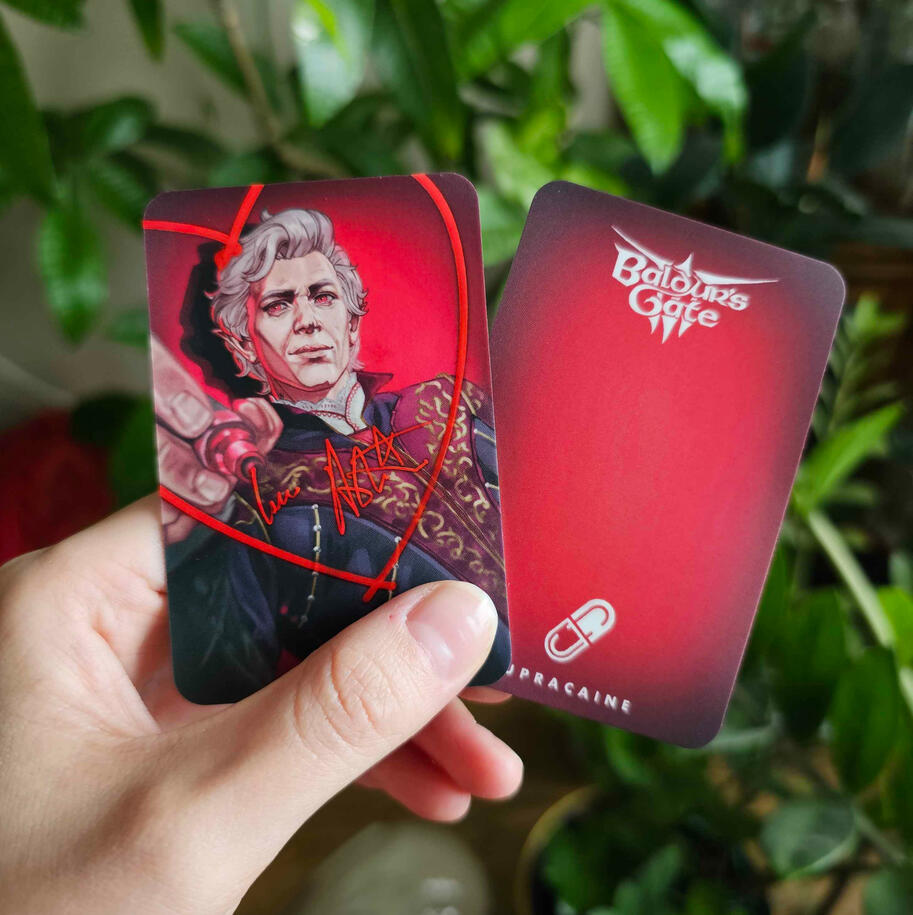 "Astarion Photocards", Baldur's Gate 3 fanart, 07/31/25