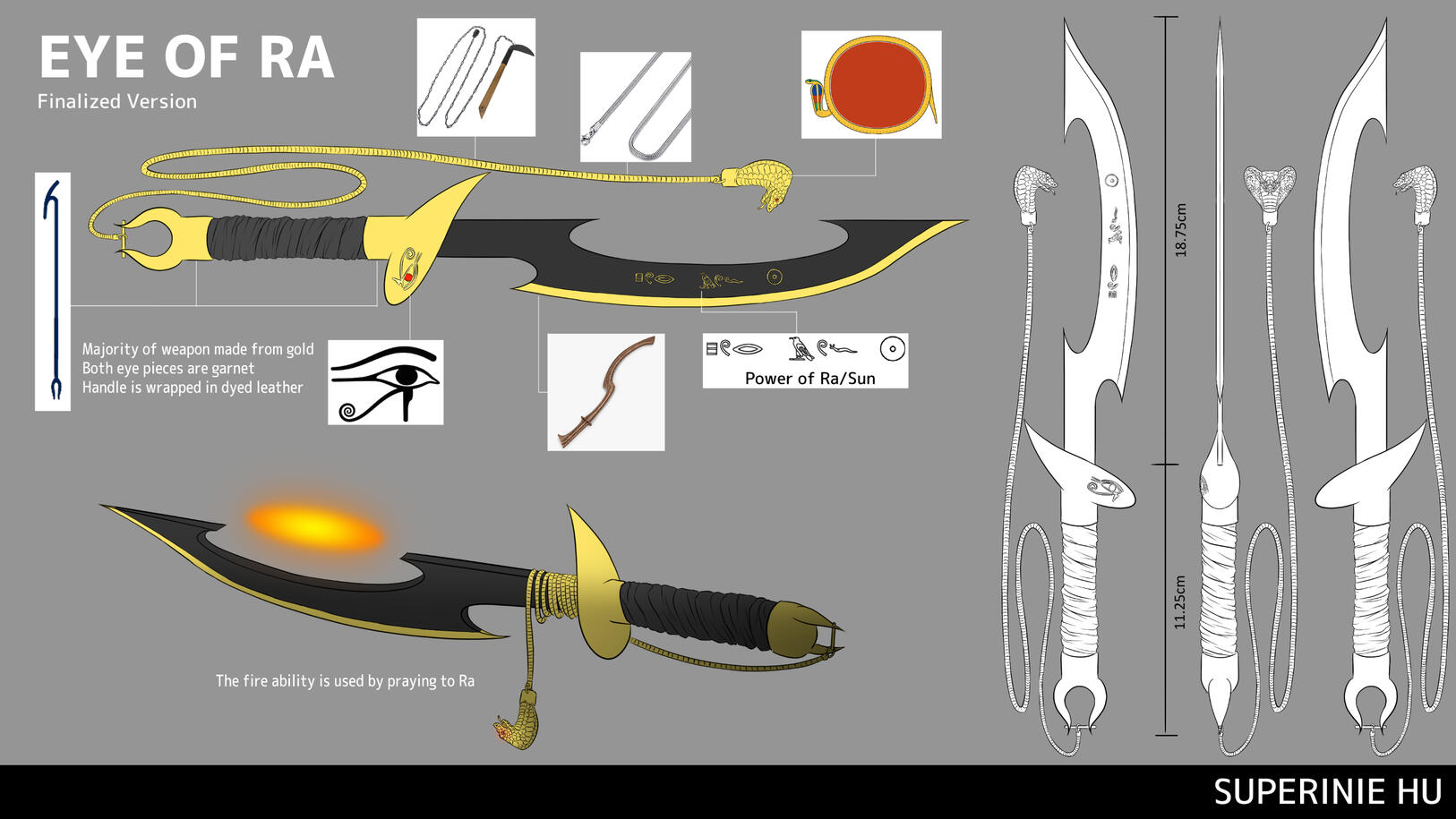 Egyptian Weapon Design for class assignment, 04/21/20