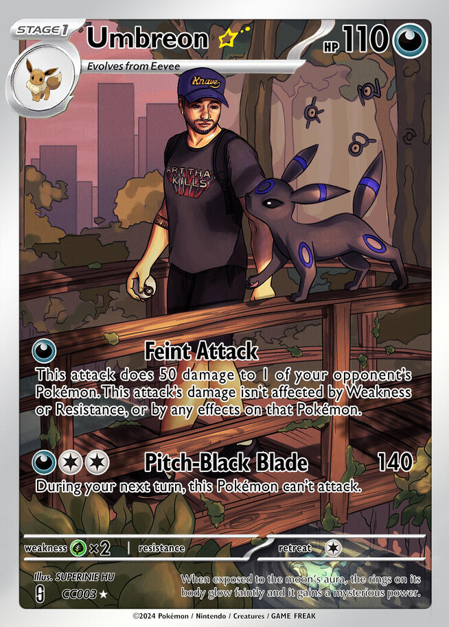 "Umbreon" Pokémon card, 08/25/24