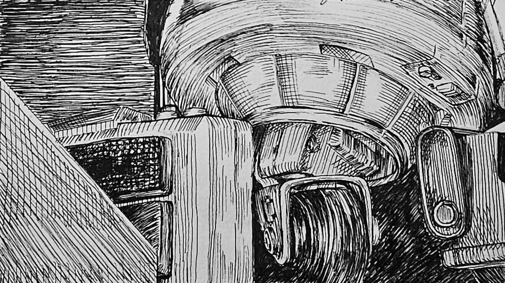 Still life study, marker, 09/12/24