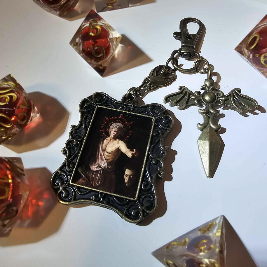 "Astarion Gallery Keychain", Baldur's Gate 3 fanart, 10/10/24