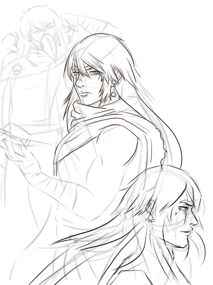 Original Character sketch, circa 2022