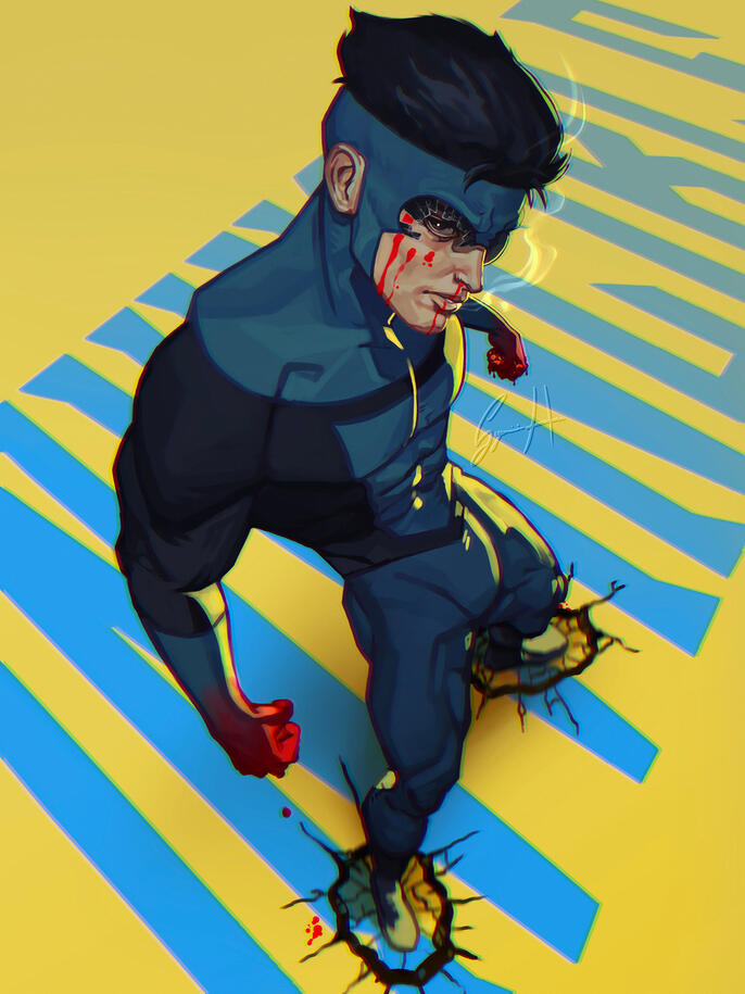 Invincible, fanart, 11 hours approx, 03/25/26