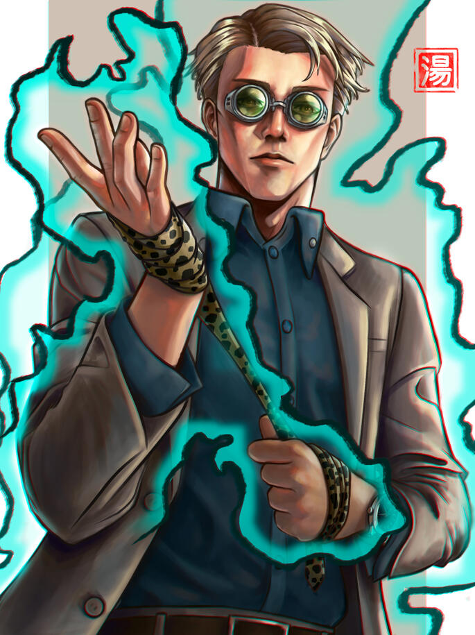 Nanami Kento from Jujutsu Kaisen, fanart, 02/13/22